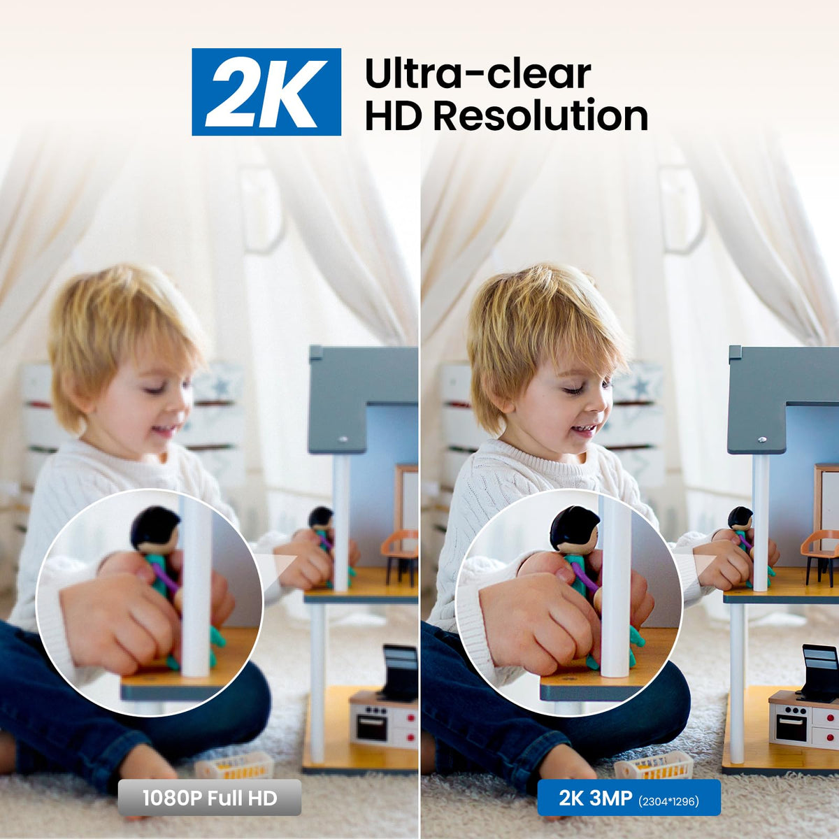 2K Indoor Security Camera E8905