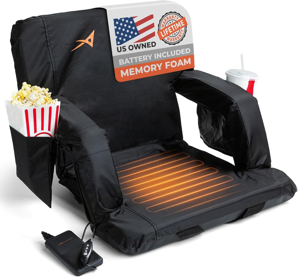 Heated Stadium Seats for Bleachers with Back Support Z51840