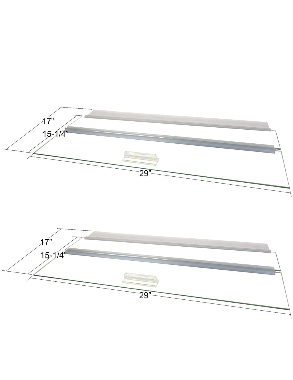 Glass Canopy Set for Aquariums O4912