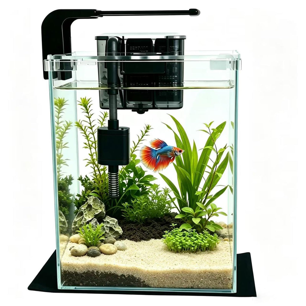 2 Gallon Betta Fish Tank with Filter and Light G25028