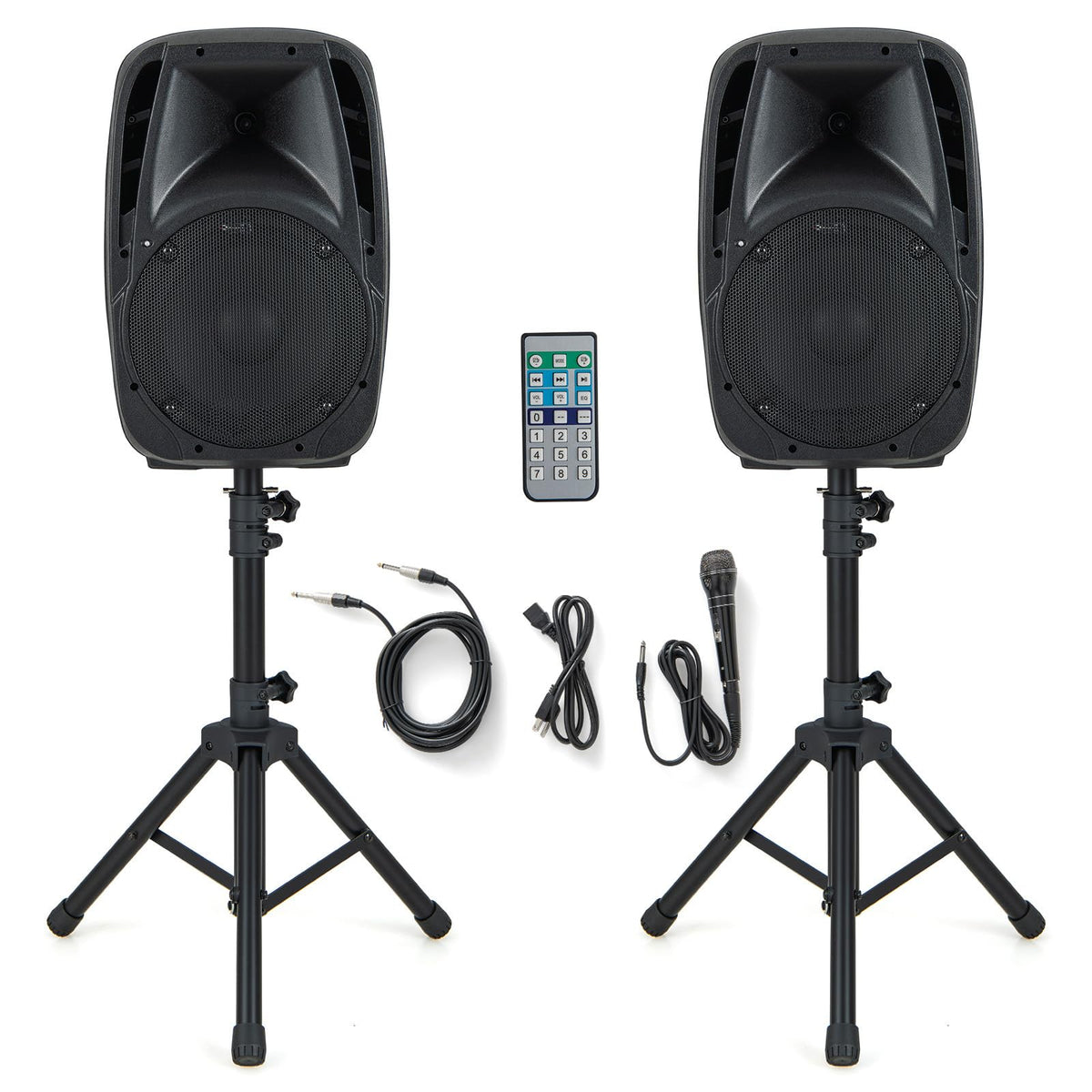 1600W 2-Way Powered PA Speaker System I69690