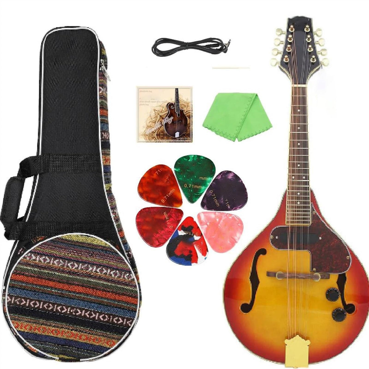 8-String Electric Guitar with Bag T925