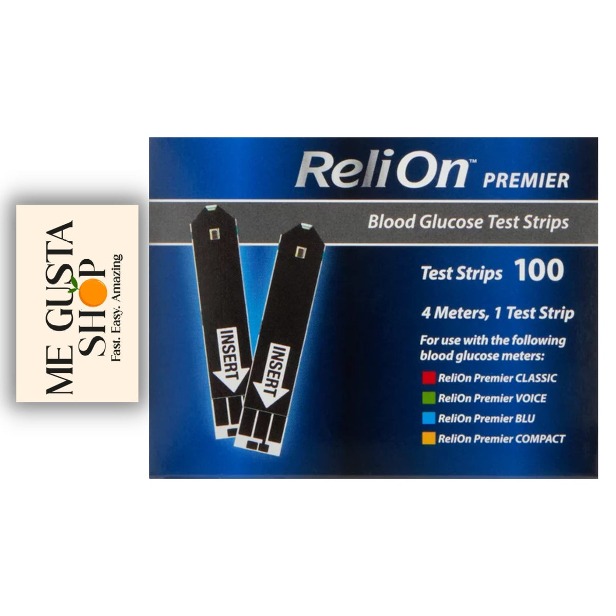 Blood Glucose Test Strips 100 Count Q141