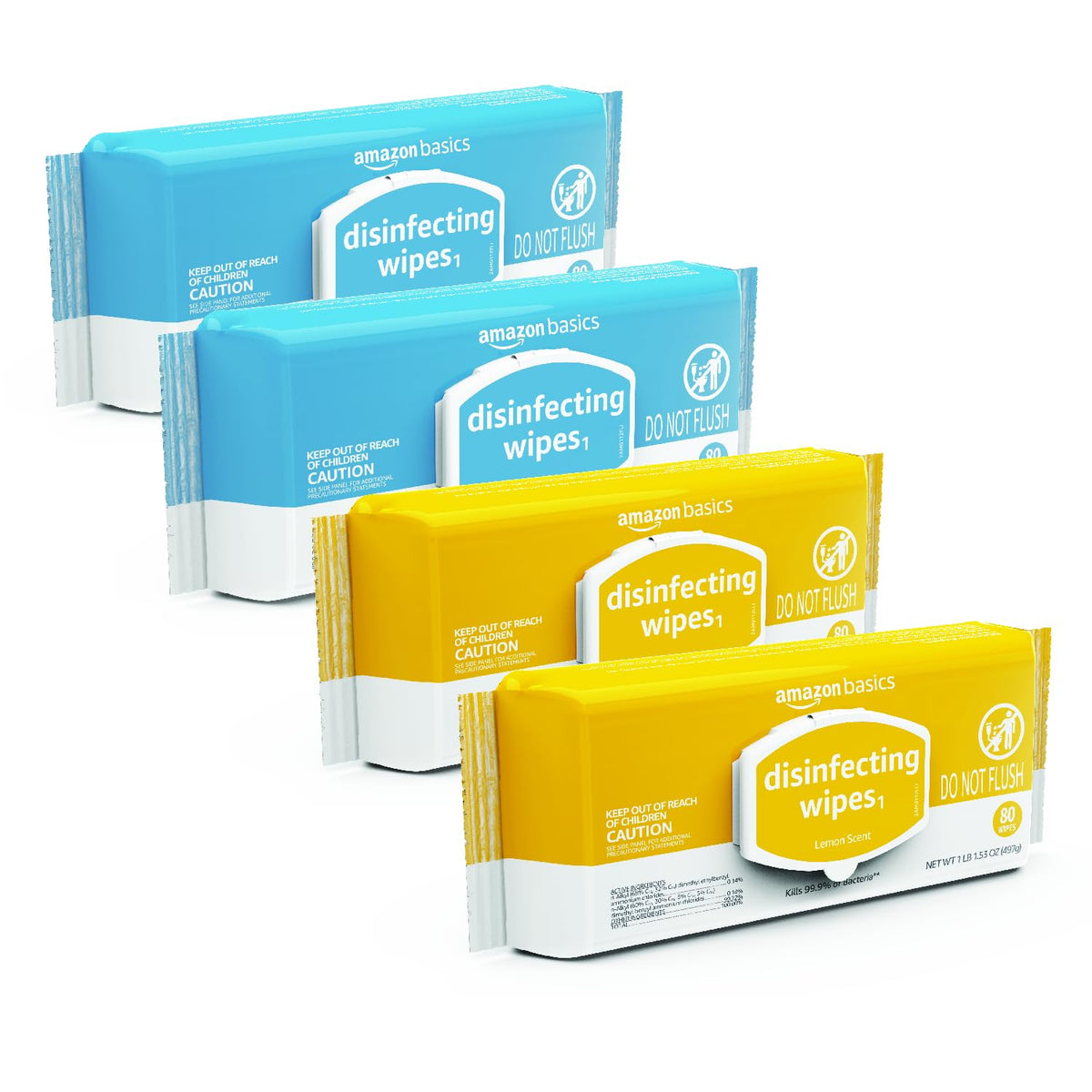 Lemon & Fresh Air Scent Multi-Surface Disinfecting Wipes 320 Count T870