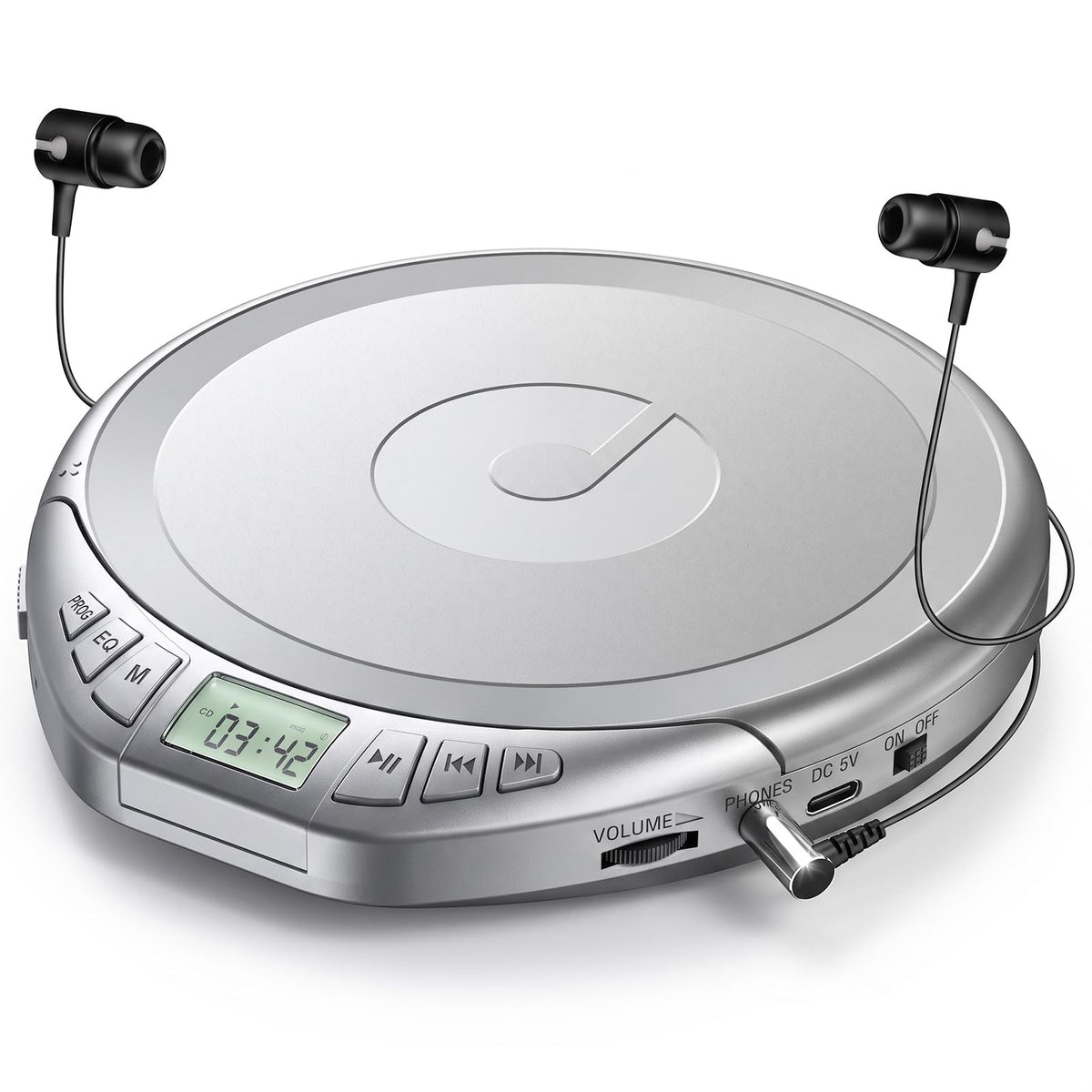 Portable CD Player with Earphones F5929