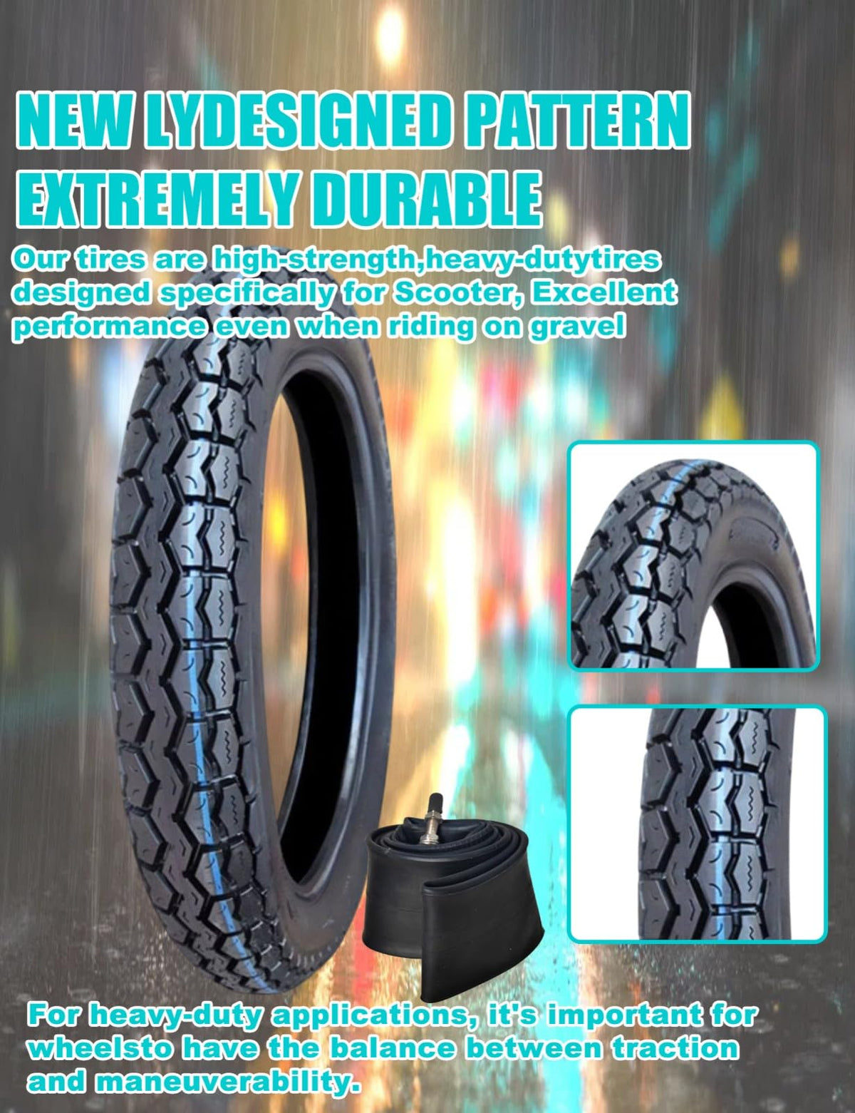 17 Dirt Bike Tire and Tube Set Y402