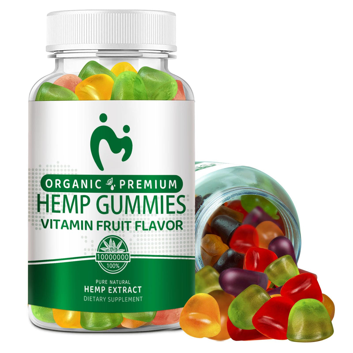 Hemp Gummies Extra Strength 80 Counts Q75680