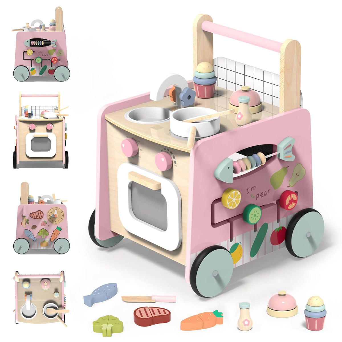 Wooden Baby Walker 4-in-1 T467