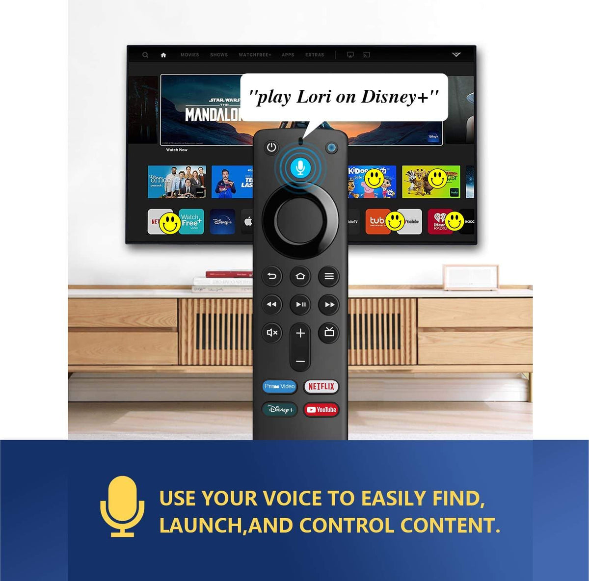 Replacement Remote for Fire TV Stick S138