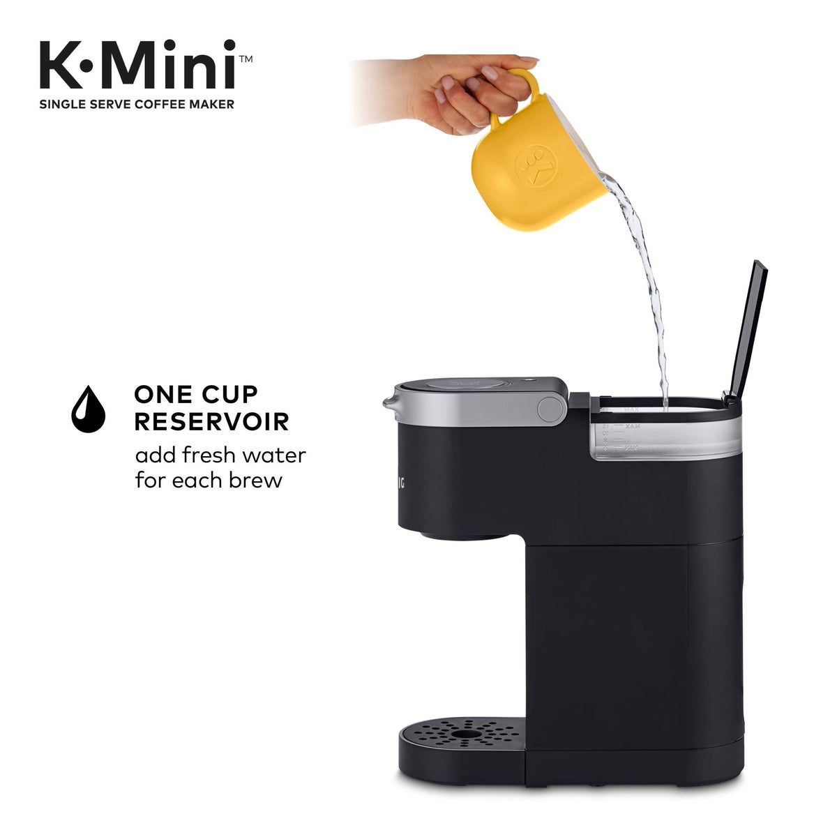 Single Serve K-Cup Pod Coffee Maker, Black, 40 Count J864