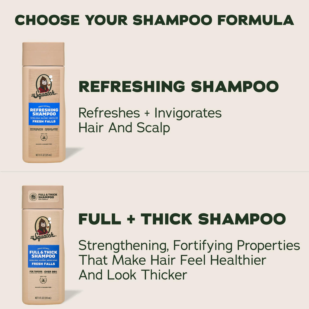 Natural Shampoo and Conditioner Set 11 fl oz 2-Pack O962
