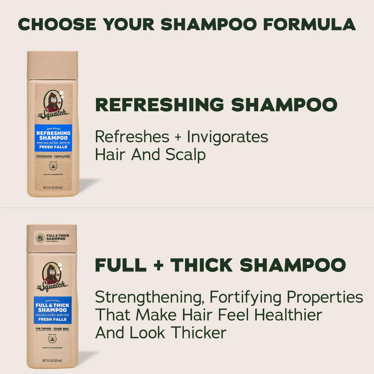 Natural Shampoo and Conditioner Set 11 fl oz 2-Pack O962