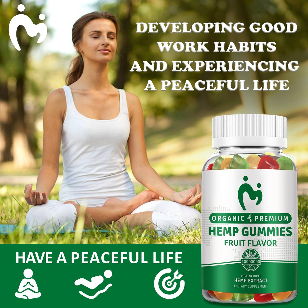 Hemp Gummies Extra Strength 80 Counts Q75680