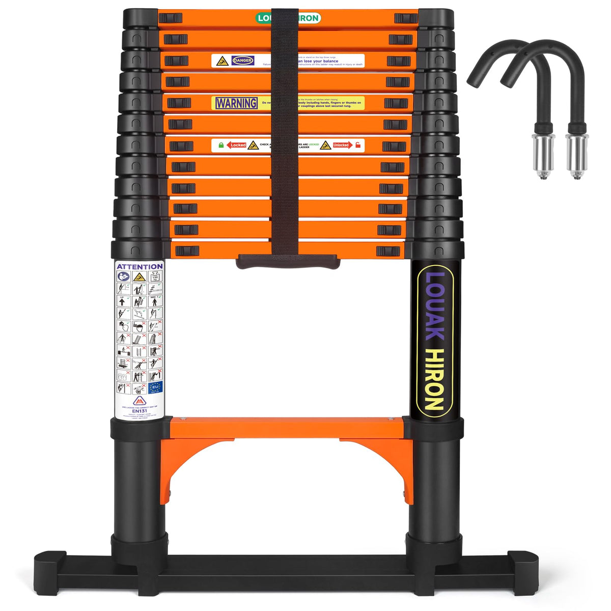 12.5ft Extendable Non-Slip Ladder X396847