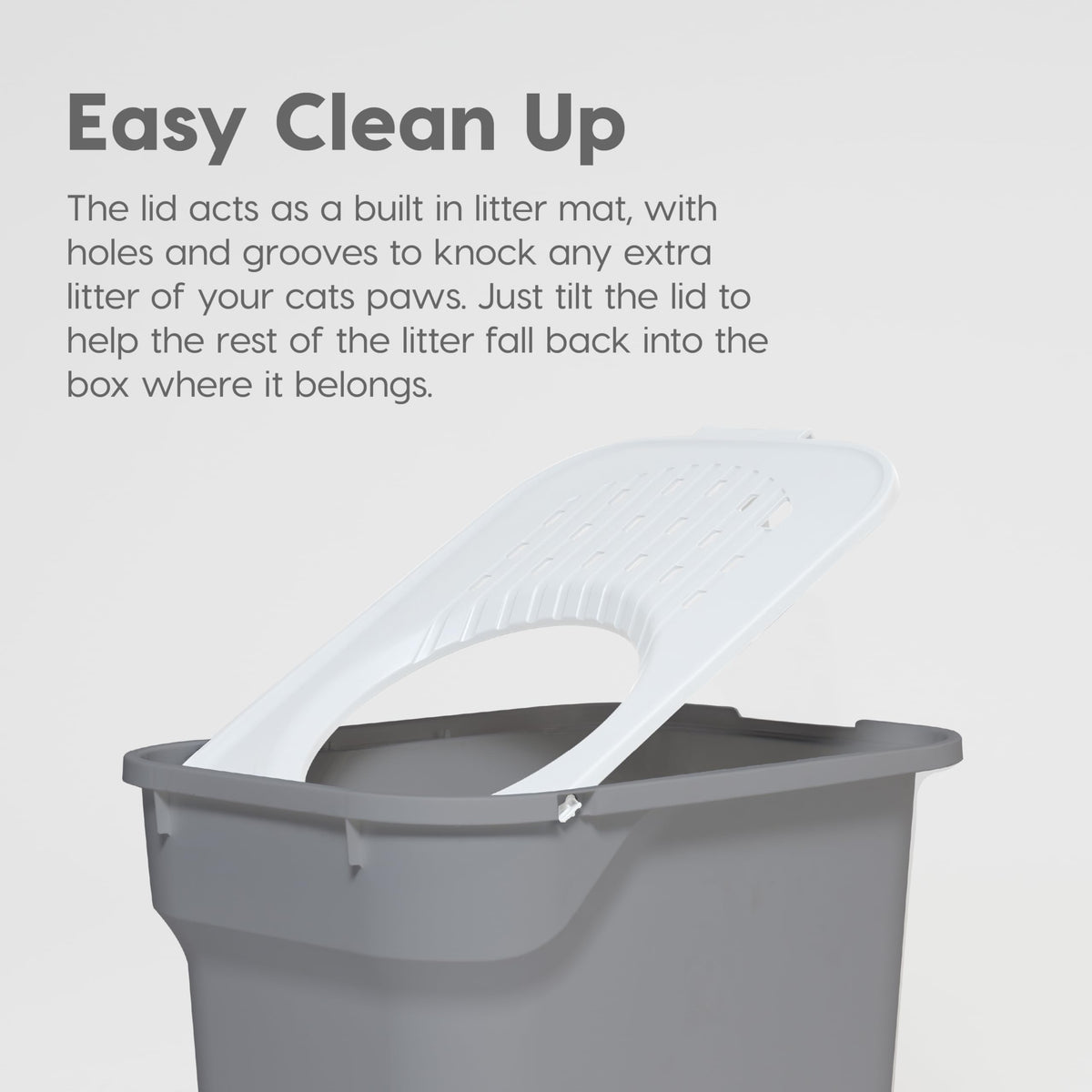 Large Top Entry Hooded Cat Litter Box P46131