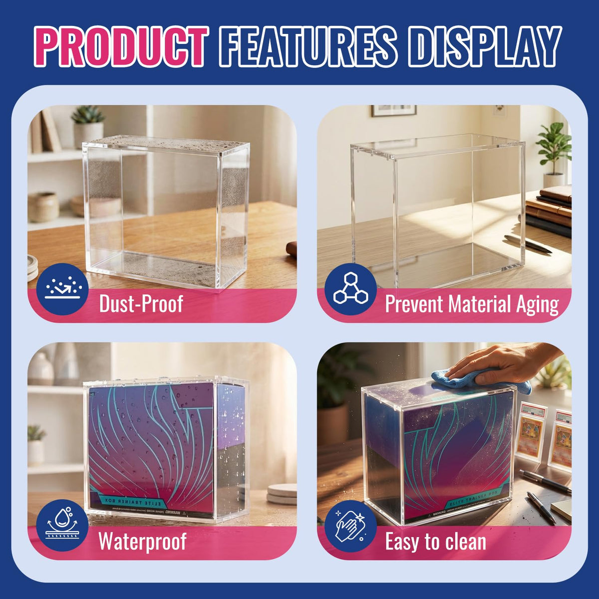Clear 5mm Acrylic Display Case K487611
