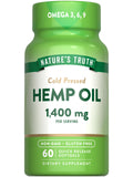 Hemp Oil Softgels 1400mg 60 Count Z194390