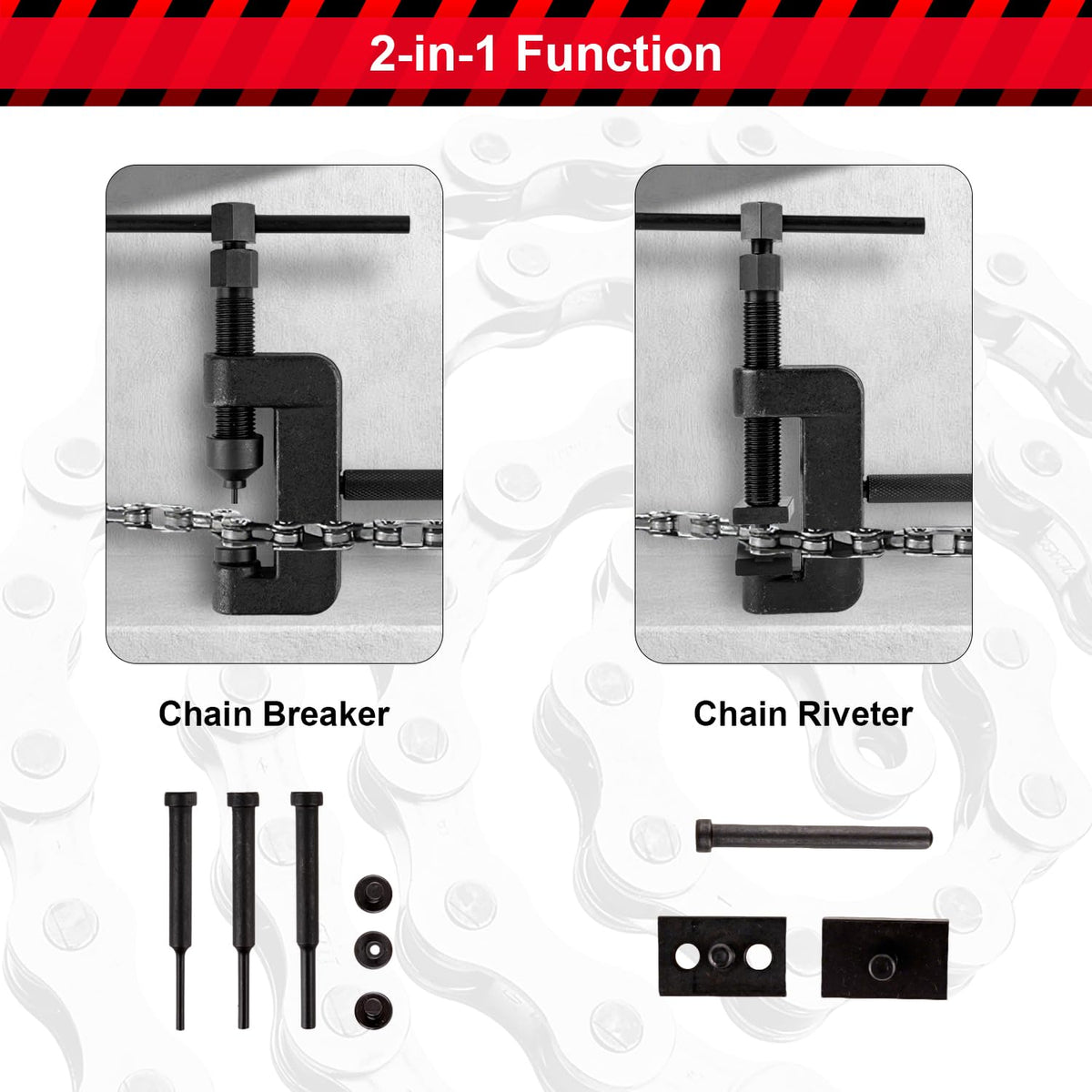 13 Pcs Motorcycle Chain Breaker Tool Kit S814
