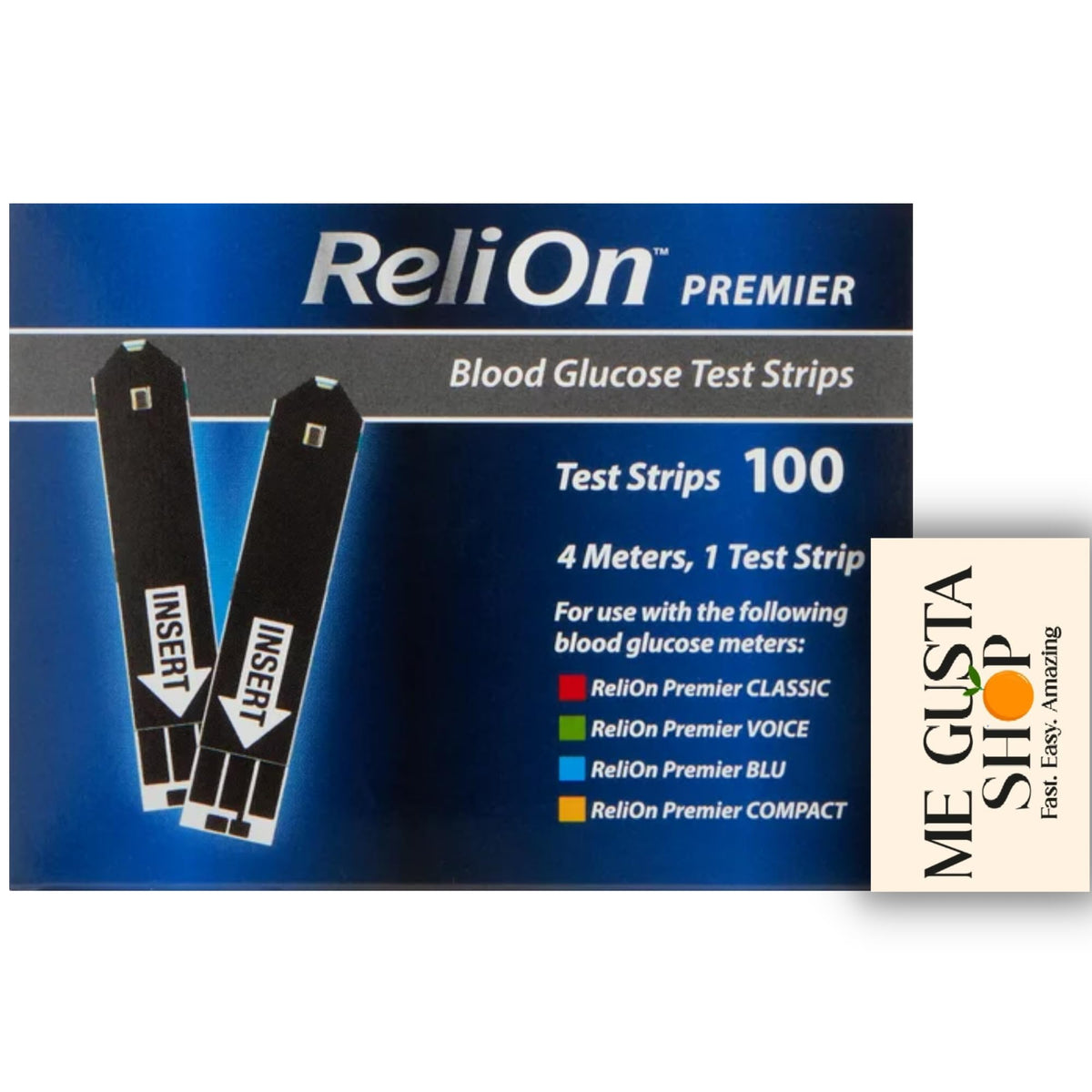 Blood Glucose Test Strips 100 Count Q141
