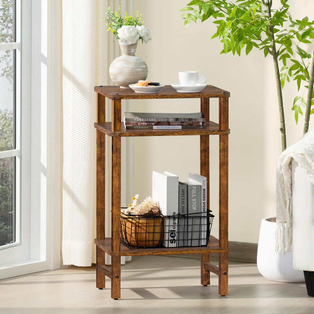 Brown Industrial End Tables S650280