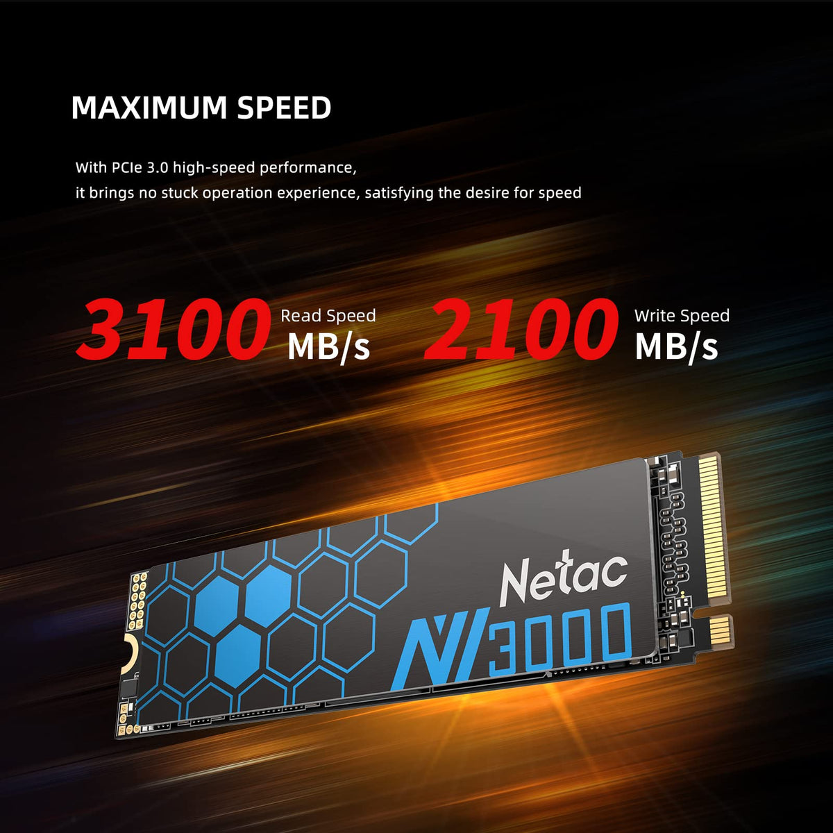1TB NVMe PCIe Gen3x4 M.2 Internal Solid State Drive with Aluminum Heatspreader Y8739