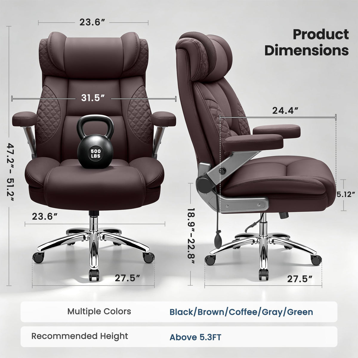 Big and Tall Office Chair T3949
