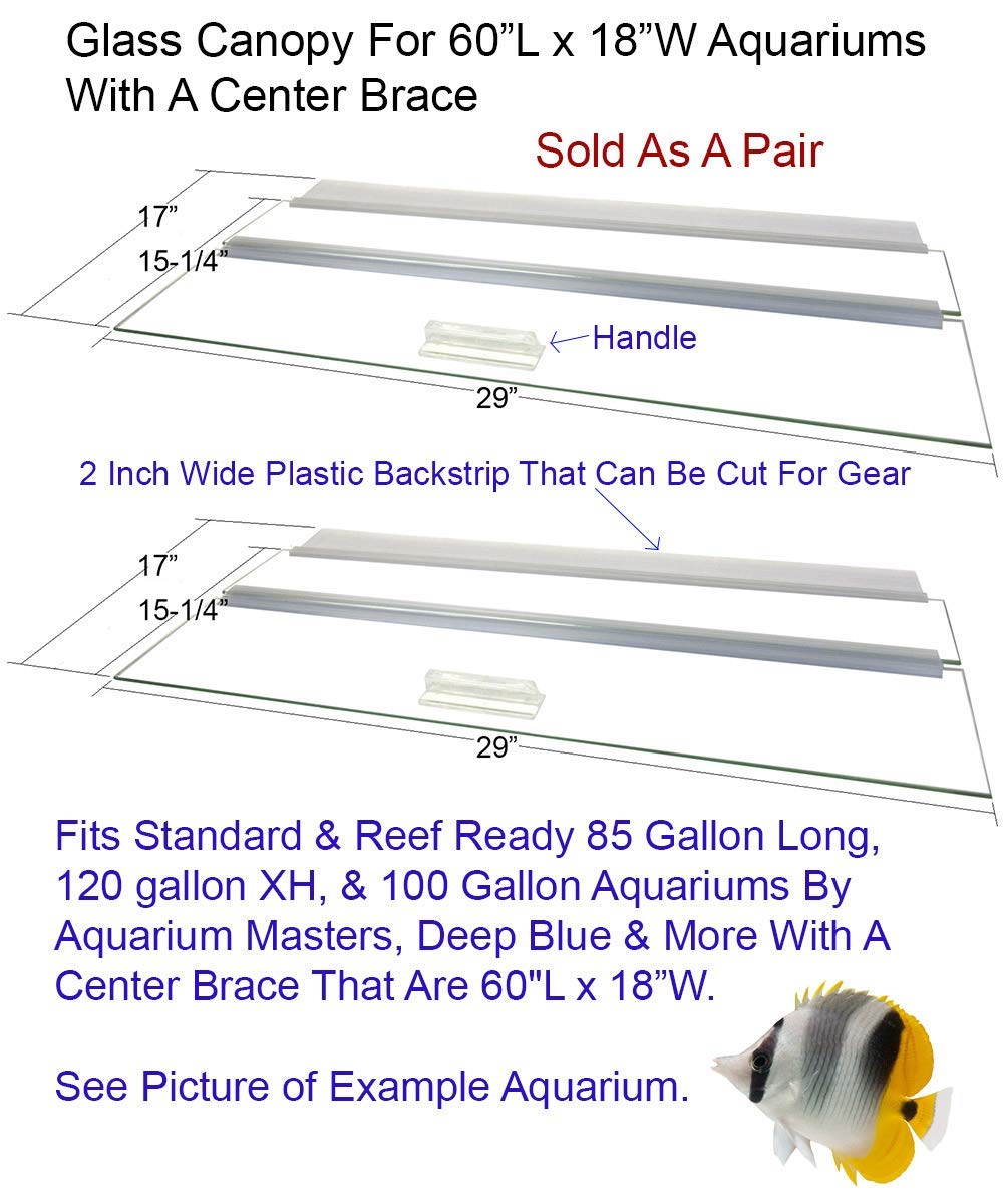 Glass Canopy Set for Aquariums O4912