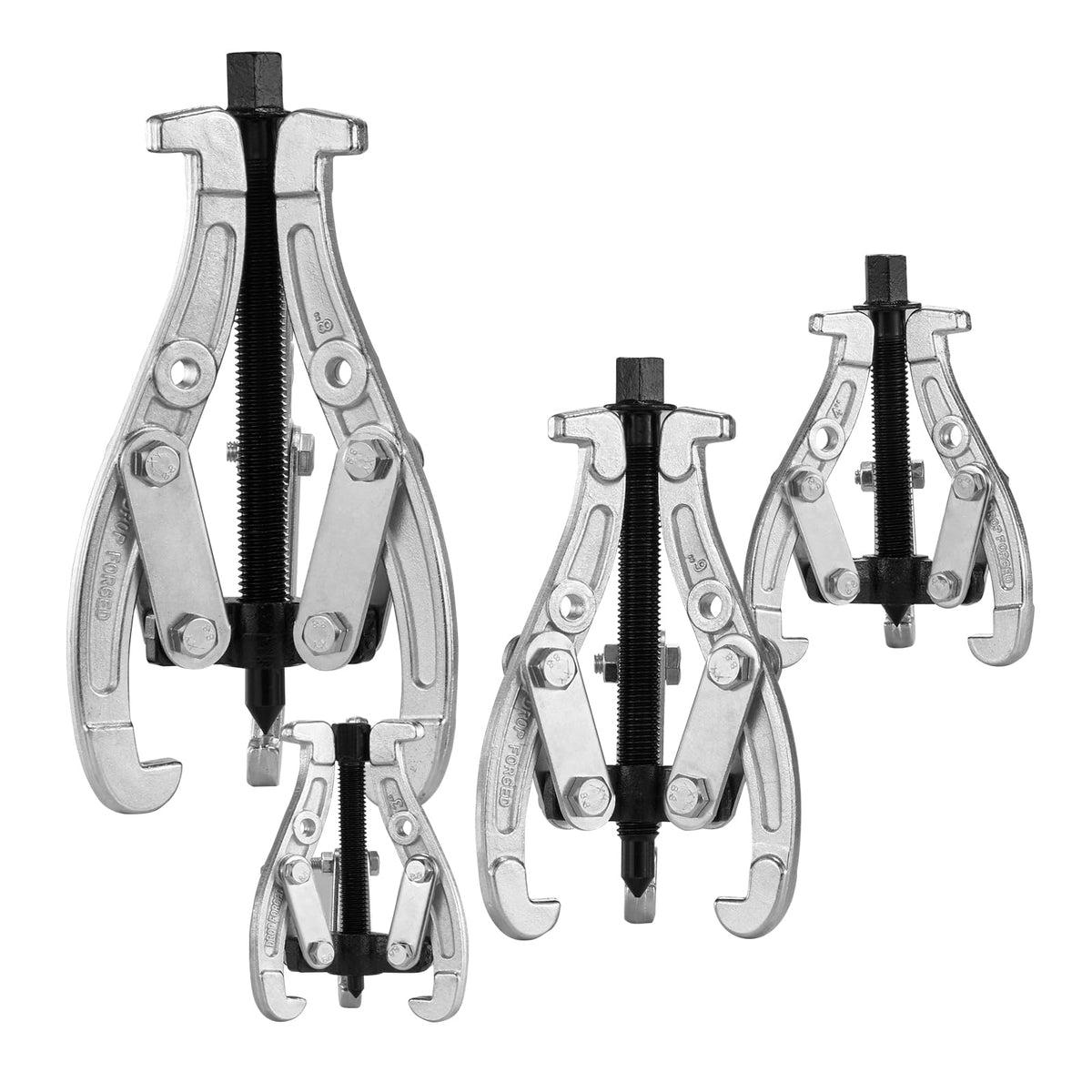 3" 4" 6" 8" 4-Piece Gear Puller Set Z1017
