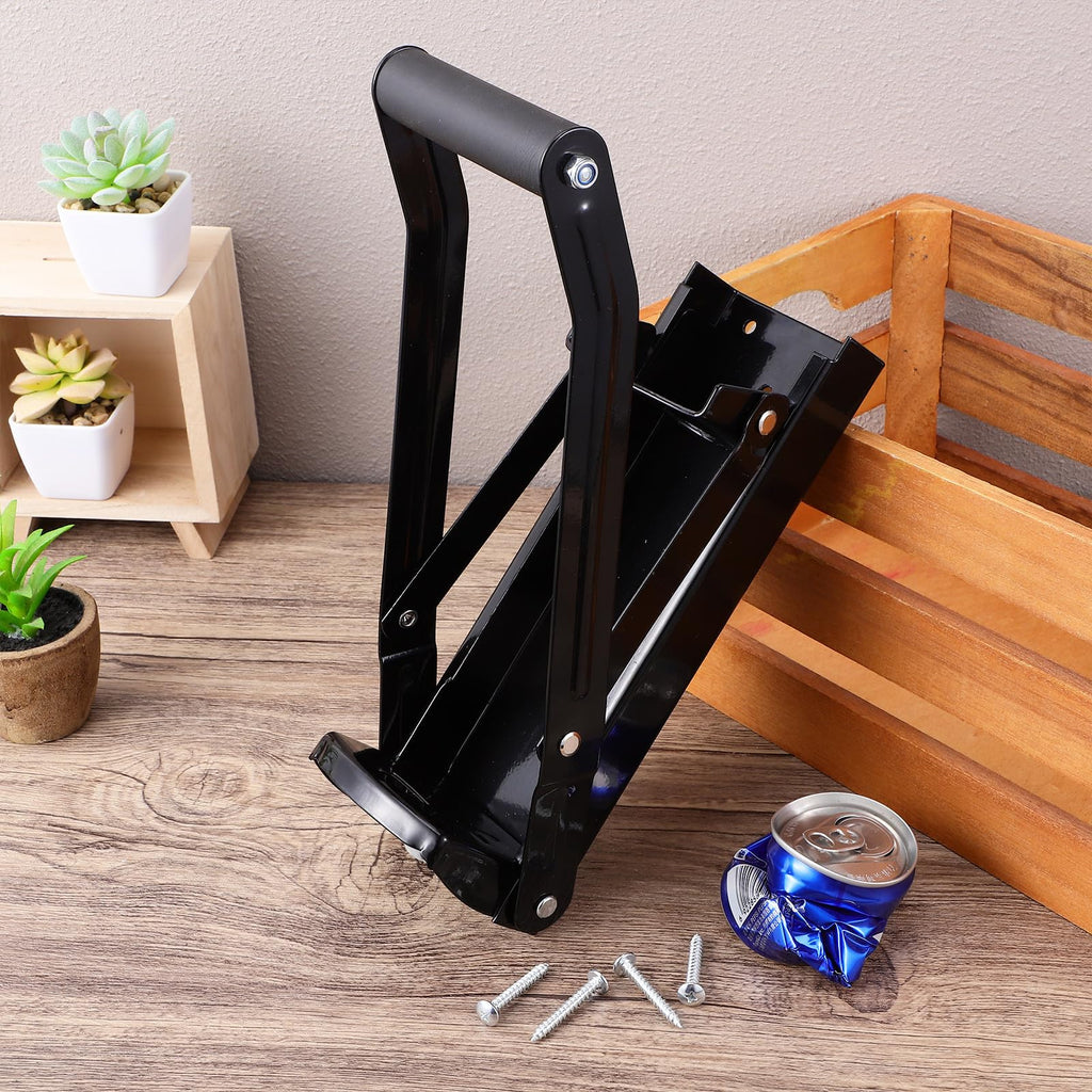 Wall Mounted Stainless Steel Can Crusher with Bottle Opener P537