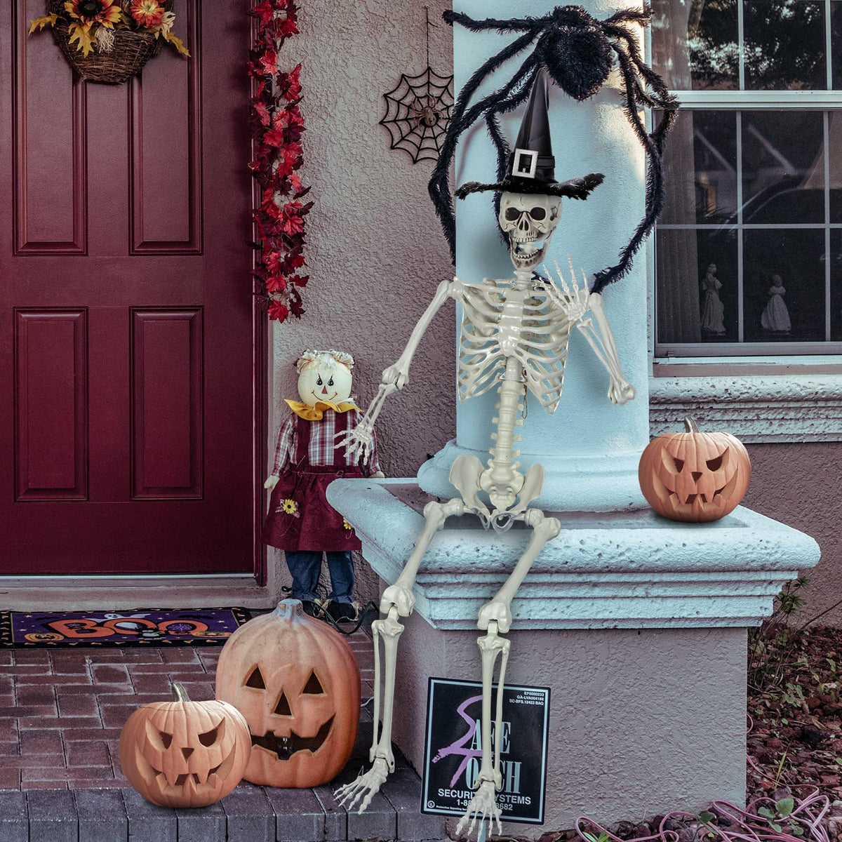 5.4ft Posable Life Size Skeleton Bones with Movable Joints M869700