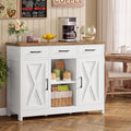 White Storage Cabinet with 3 Drawers and 2 Doors P387377