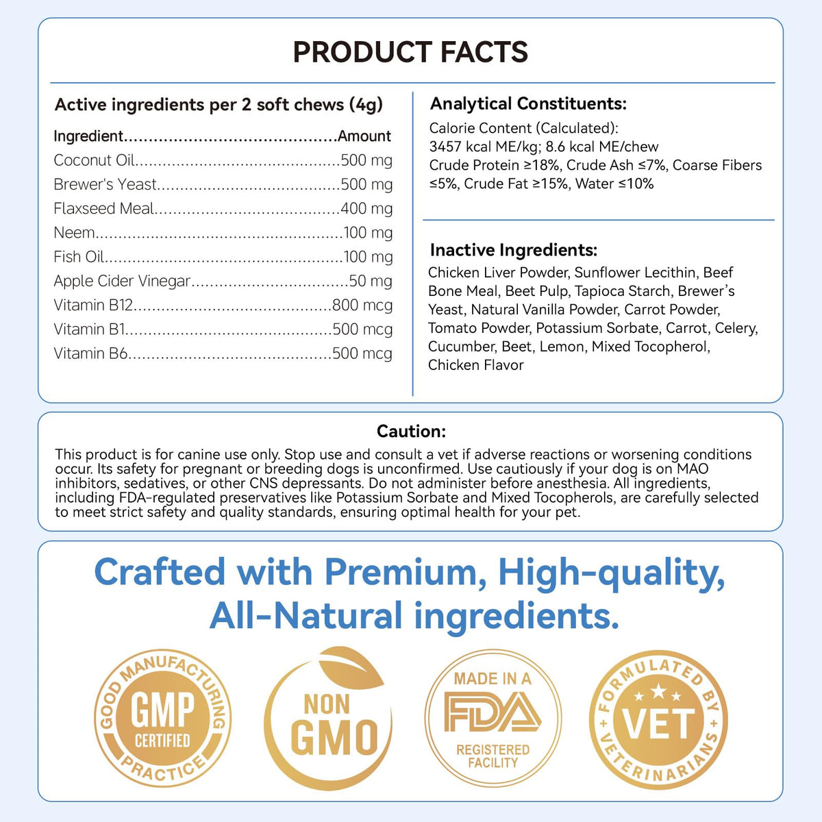 Flea and Tick Prevention for Dogs, 200 Chews T58151