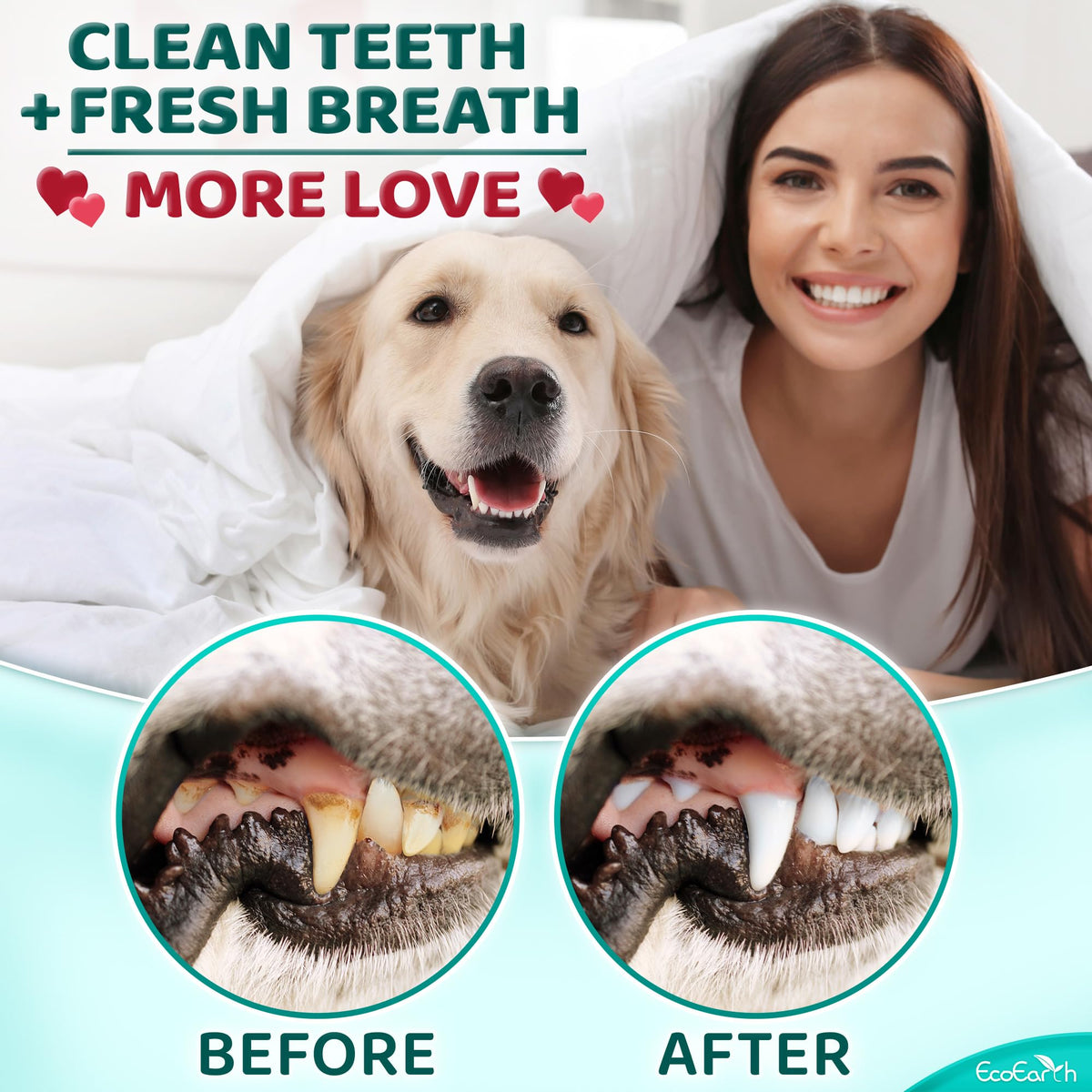 Teeth Cleaning Wipes for Dogs and Cats, 50 pc S4895