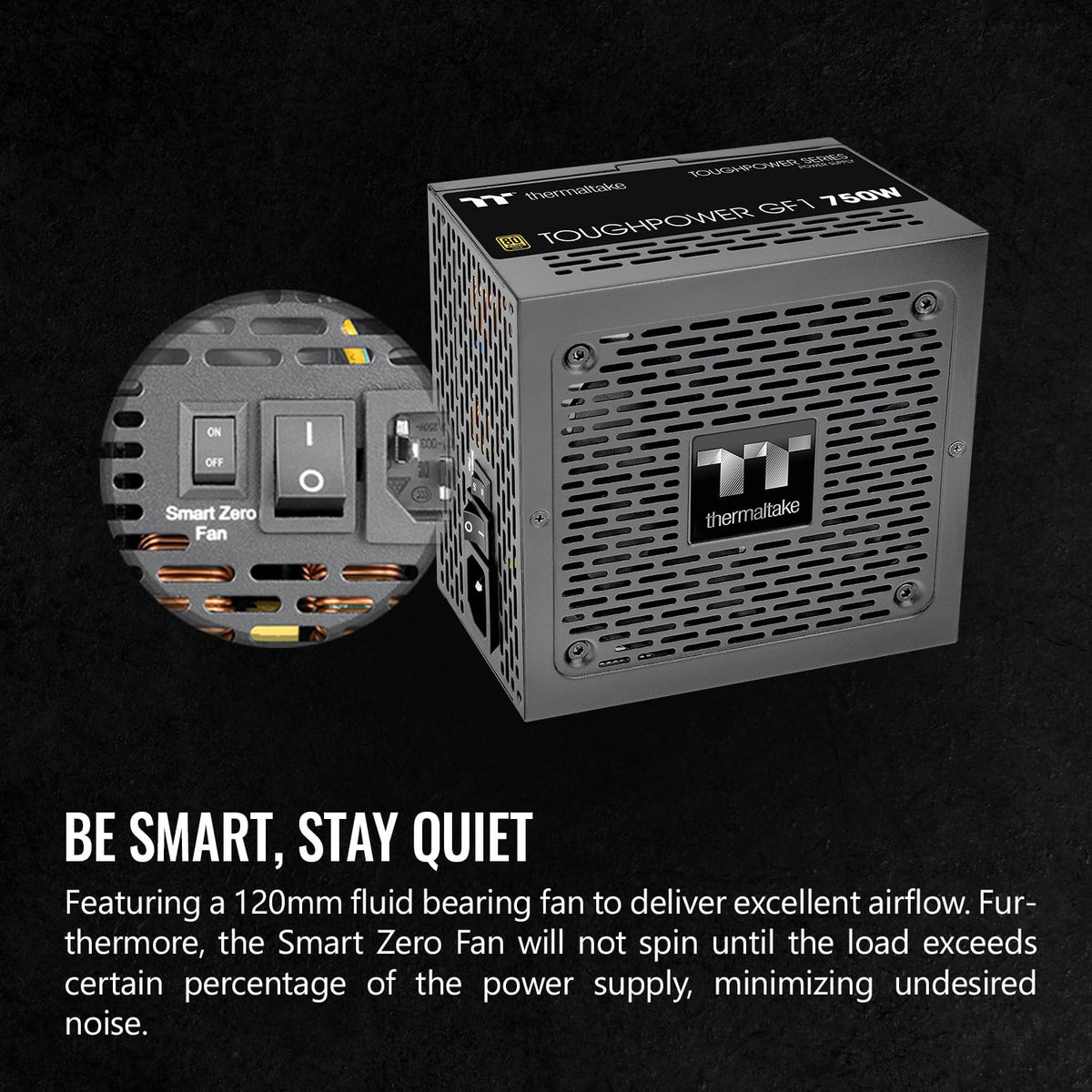 Fully Modular ATX 750W Power Supply 80 Plus Gold T953