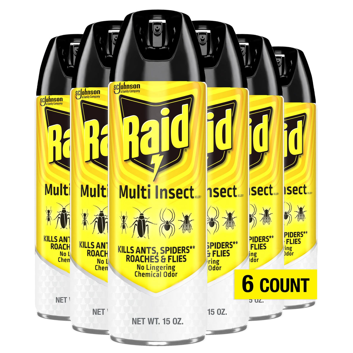 Multi Insect Killer Aerosol 15 Ounce (Pack of 6) O436163