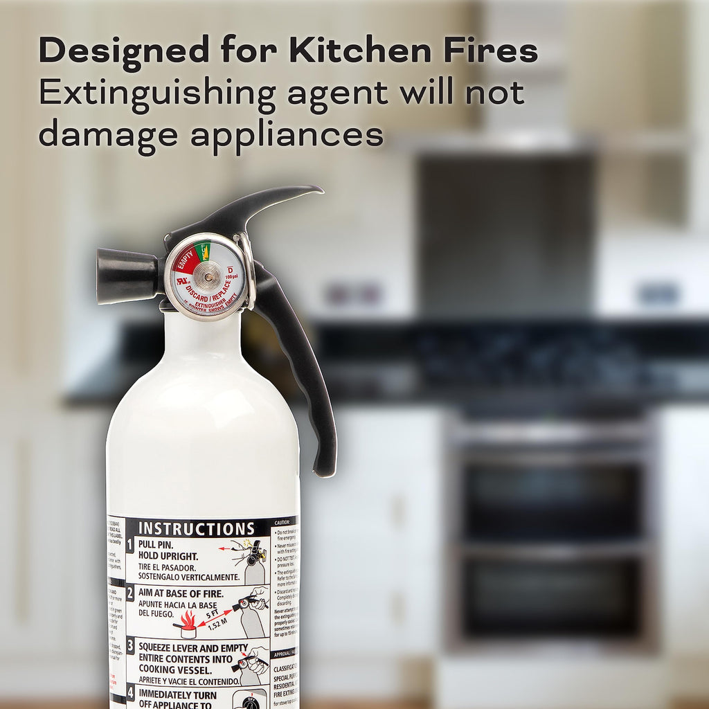 2 Pack Red Dry Chemical Fire Extinguisher with Mounting Bracket C31613