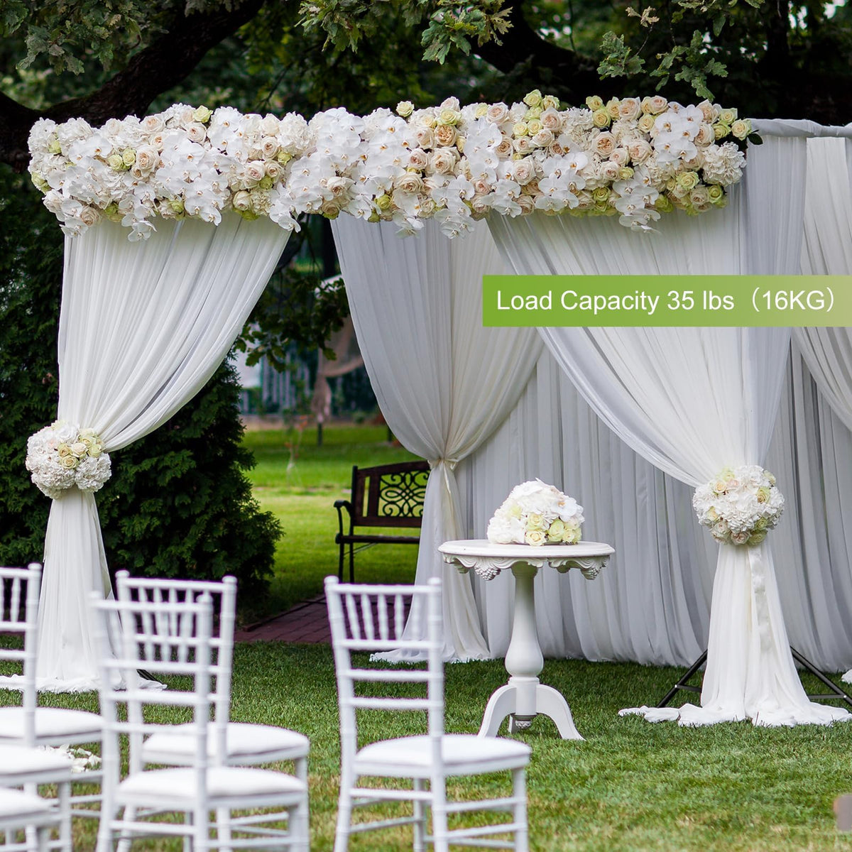 10x10Ft Heavy Duty Adjustable Backdrop Stand L656396