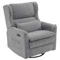Oversized Swivel Rocker Recliner with Adjustable Headrest Z2279