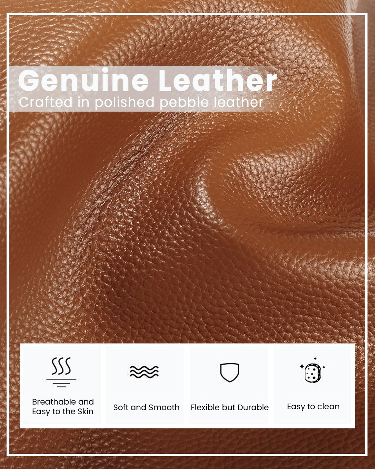 Small Genuine Leather Crossbody Bag with RFID Blocking Card Slots Z356