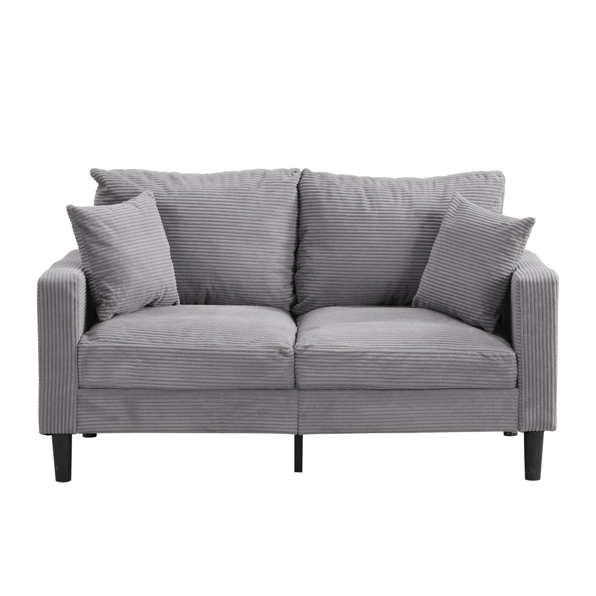 Light Gray Upholstered Sofa E12655