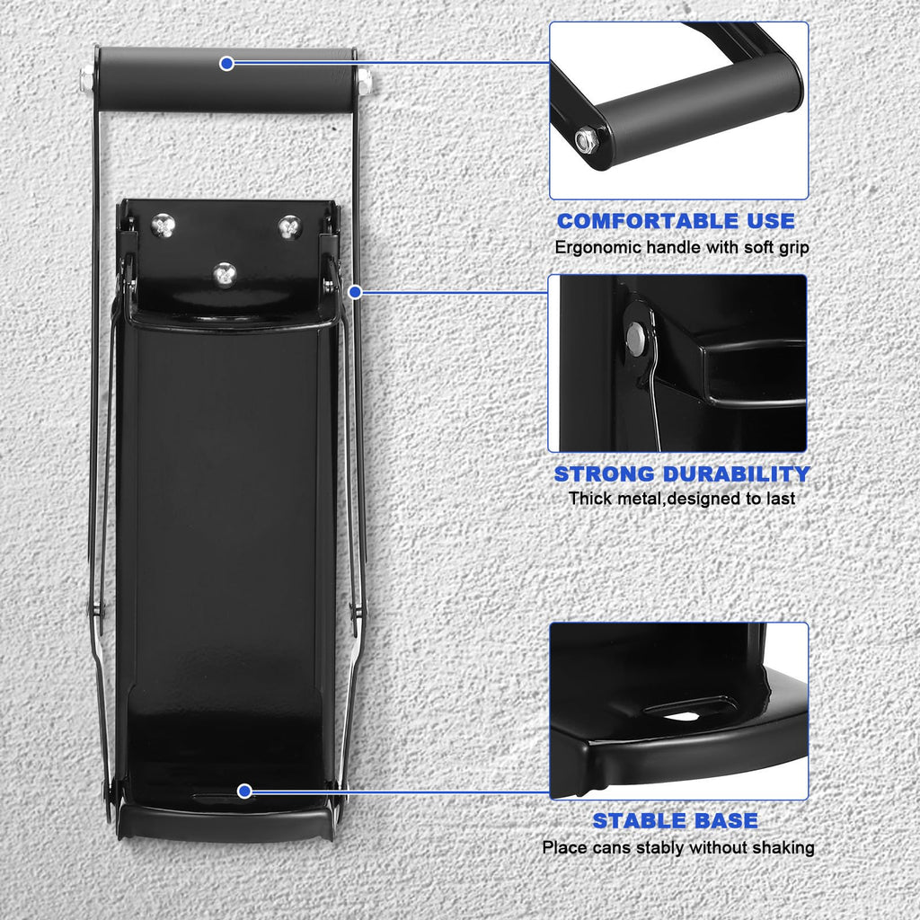 Wall Mounted Stainless Steel Can Crusher with Bottle Opener P537