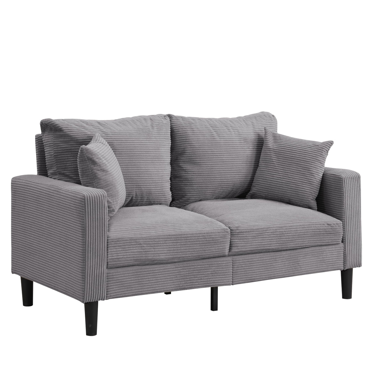 Light Gray Upholstered Sofa E12655