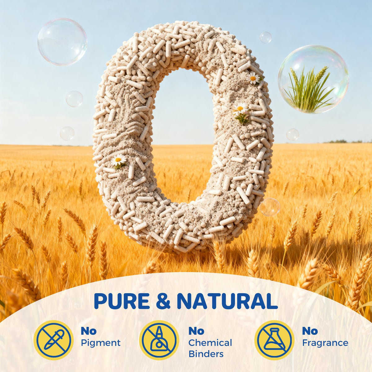 Natural Clumping Cat Litter 36 Pounds M563