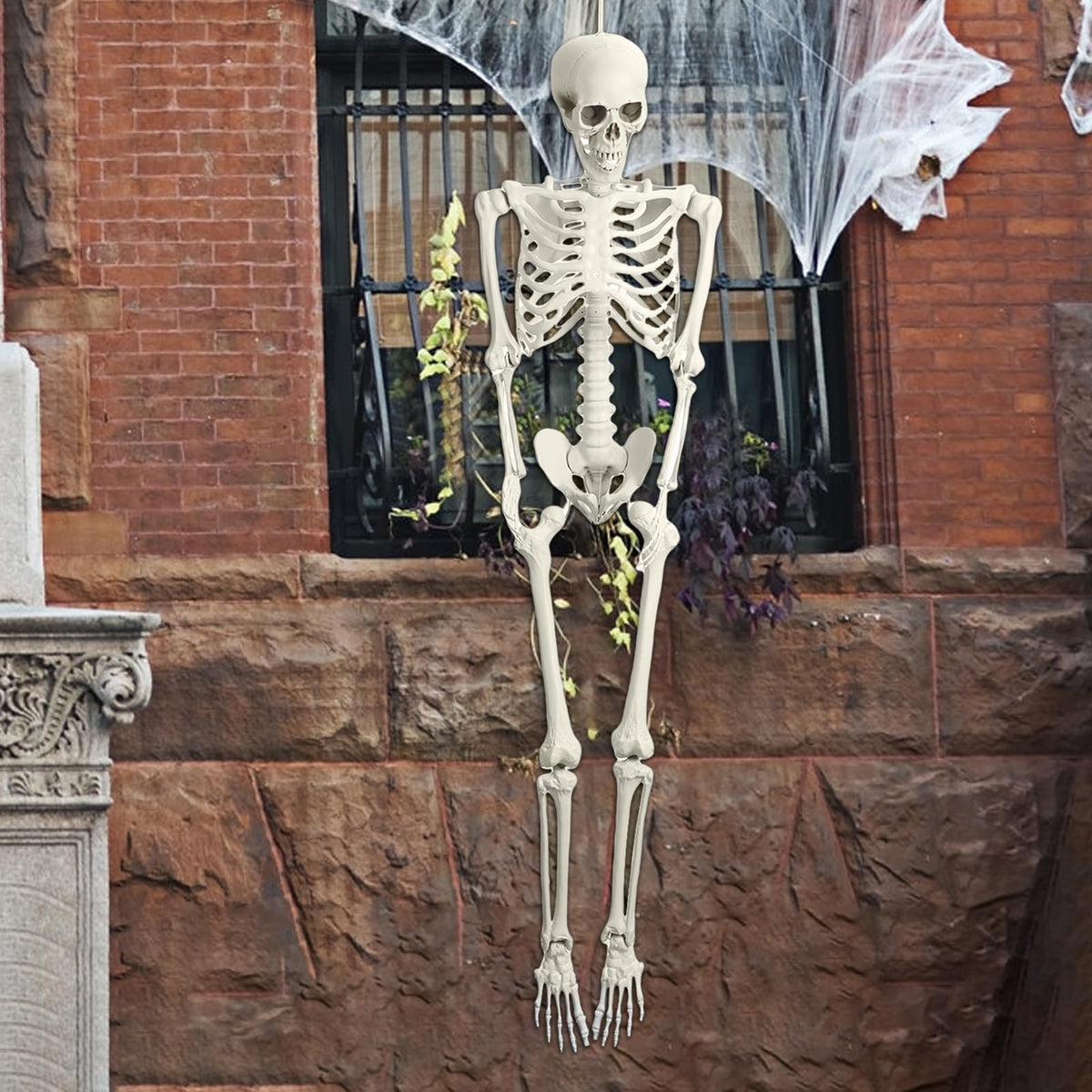 Halloween Skeleton Poseable Prop X81859