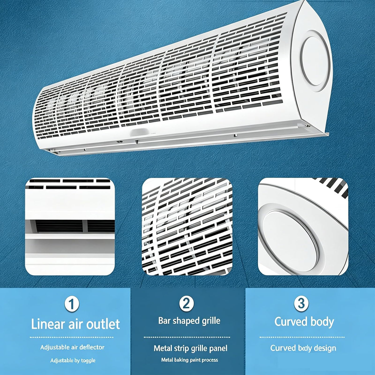 Commercial Air Curtain Blower with Remote Control P584