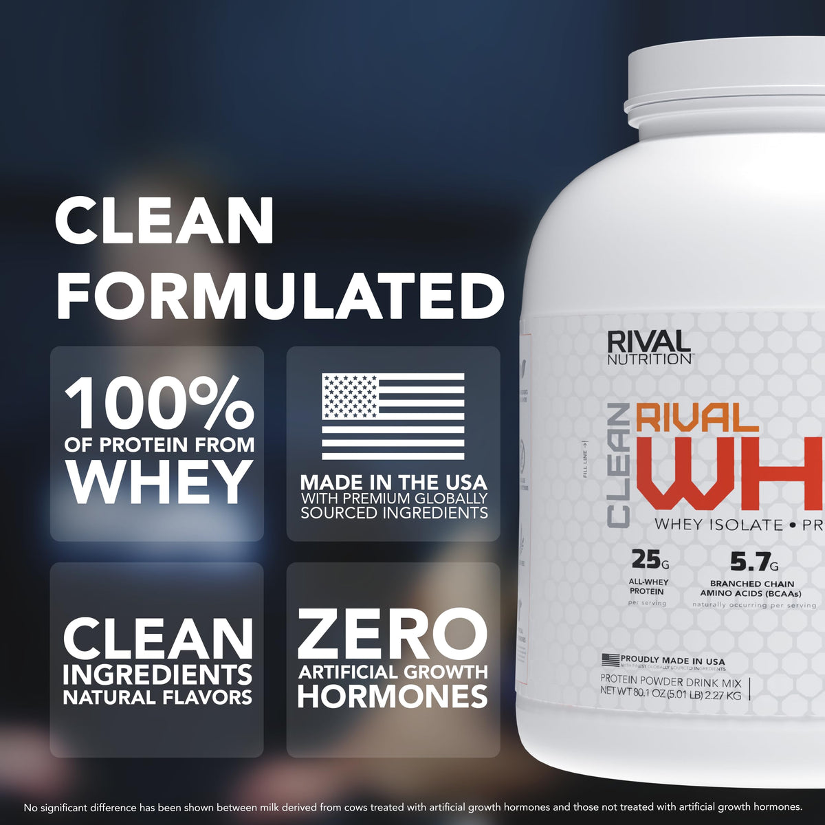 Whey Protein Powder Pure Chocolate 5 lb J7891
