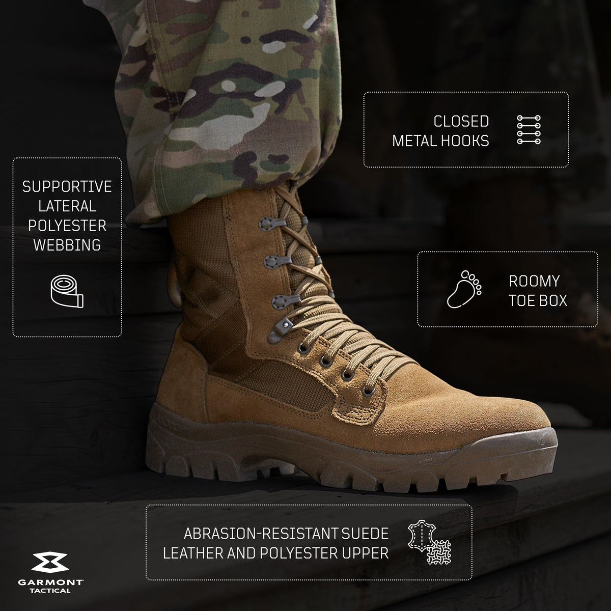 Multi-Terrain Suede Leather Boots I794342