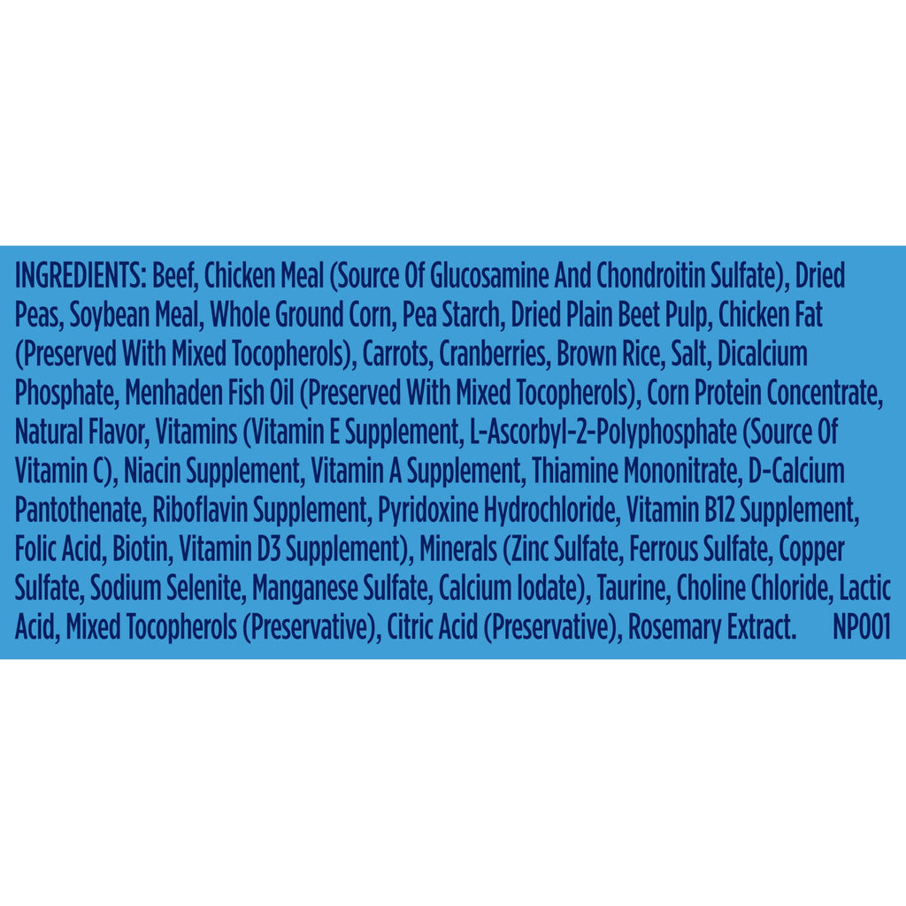 Large Breed Dry Dog Food with Beef 40 lb Bag S56929