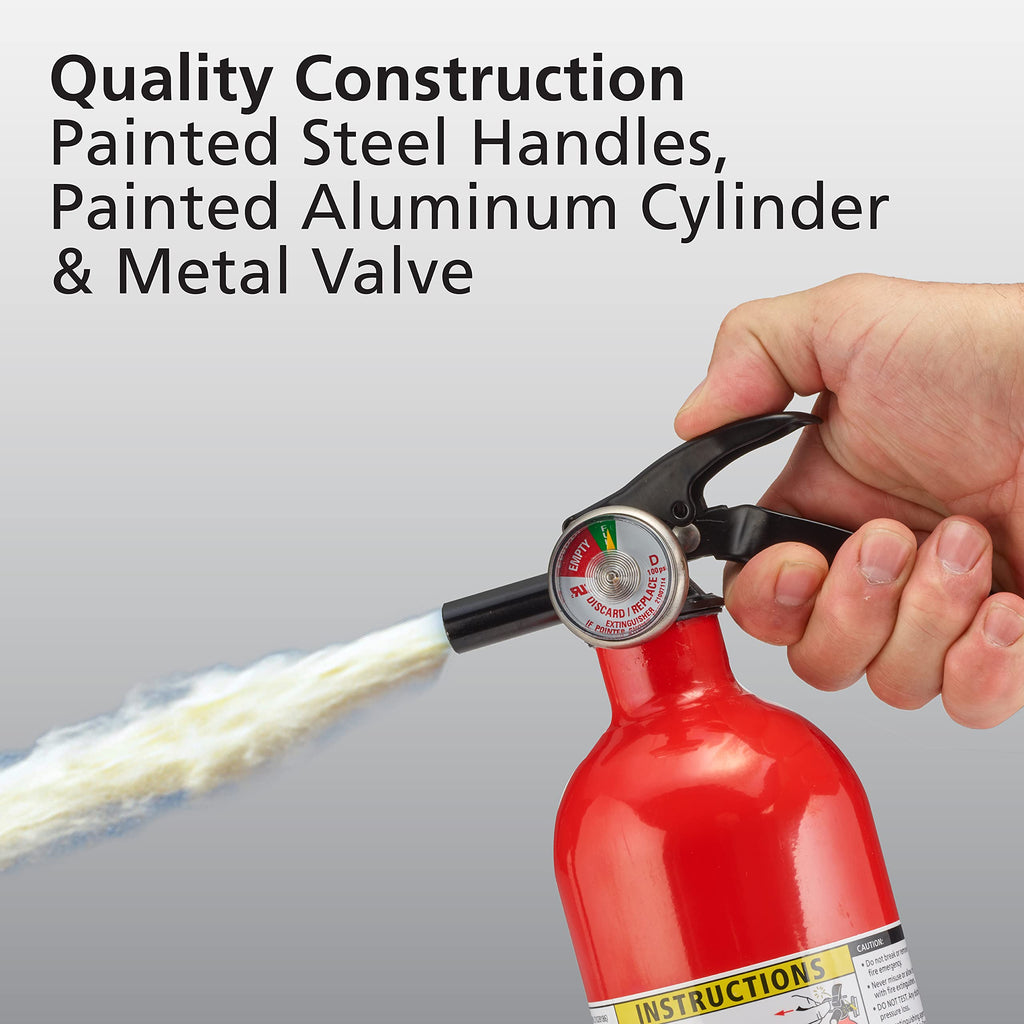 2 Pack Red Dry Chemical Fire Extinguisher with Mounting Bracket C31613