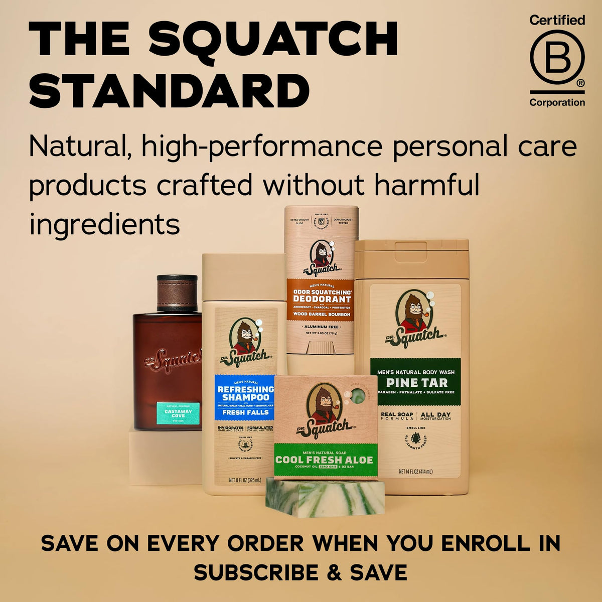 Natural Shampoo and Conditioner Set 11 fl oz 2-Pack O962